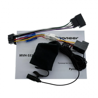 Автомобильная процессорная магнитола Pioneer MVH-S520BT 1-DIN с FM/AM, USB, Bluetooth, DSP, 3RCA